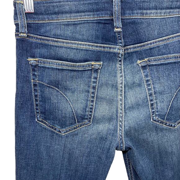Joe’s Jeans Blue Japanese Denim the Icon Ankle Midrise In Sonoe Raw Cuff Size 28 - Picture 15 of 16